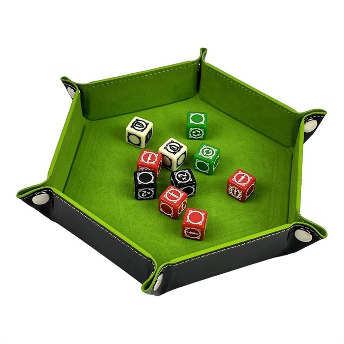 Dice Tray для кубиков TORNSCAPE DND Зеленый - фото 12633