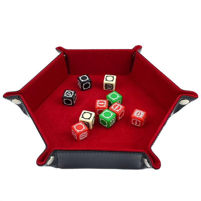 Dice Tray для кубиков TORNSCAPE DND Бордовый - фото 12678