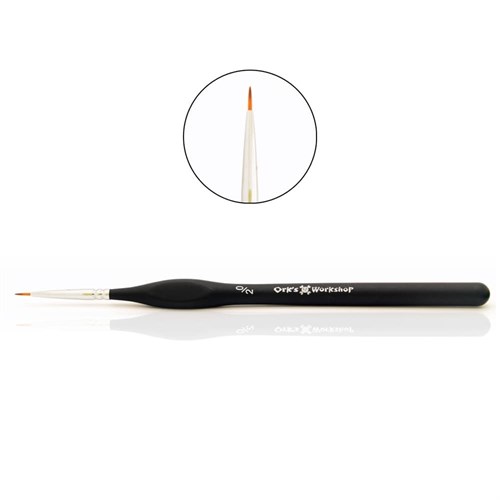 OW Expert Round Synthetic Brush, No. 00, Short Bristles - photo 17482