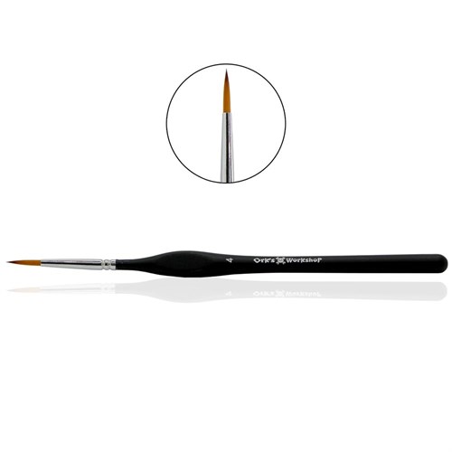 OW Expert Round Synthetic Brush, No. 4, Long Bristles - photo 17919