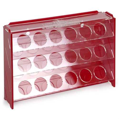 Plastic stand OW red for paints 18 jars Mk-1 (Vallejo) - photo 17942