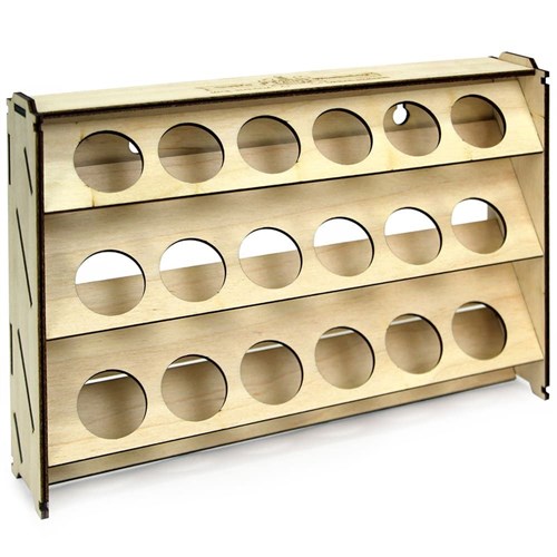 OW plywood paint stand for 18 cans Mk-2 (Vallejo) - photo 17951