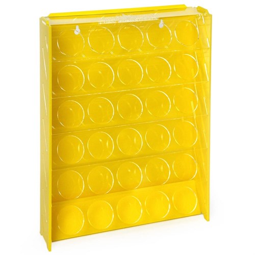 Plastic stand OW yellow for paints 30 jars Mk-1 (Citadel) - photo 17977