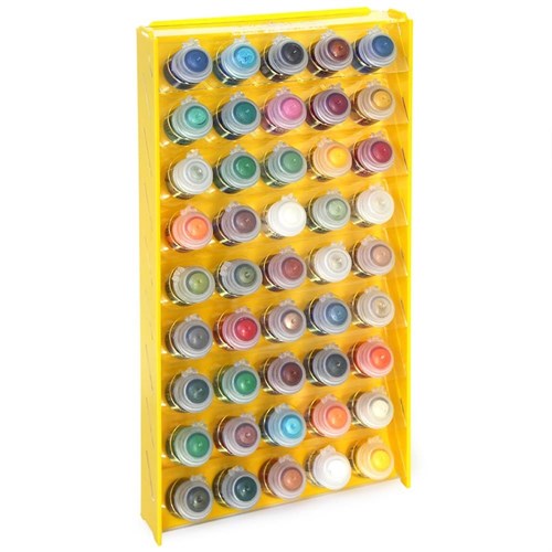 Plastic stand OW yellow for paints 45 jars Mk-1 (Citadel) - photo 17986