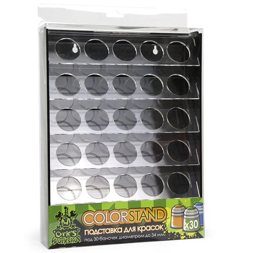 Plastic stand OW black for paints 30 jars Mk-1 (Citadel) - photo 18005