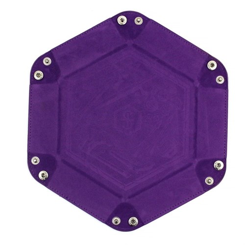 Dice Tray for dice TORNSCAPE DND Black with purple - photo 18054