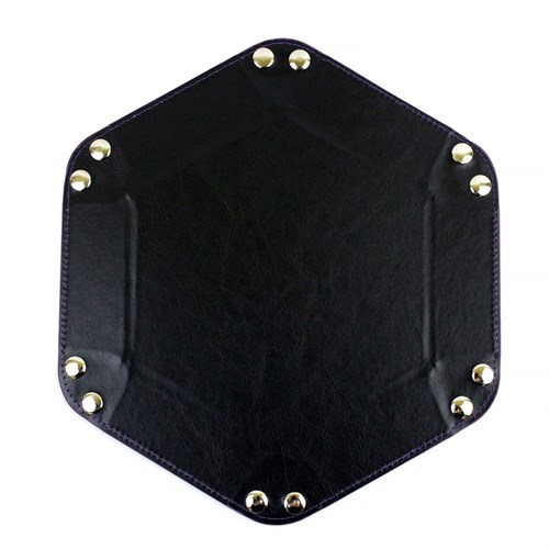 Dice Tray for dice TORNSCAPE DND Black with purple - photo 18055