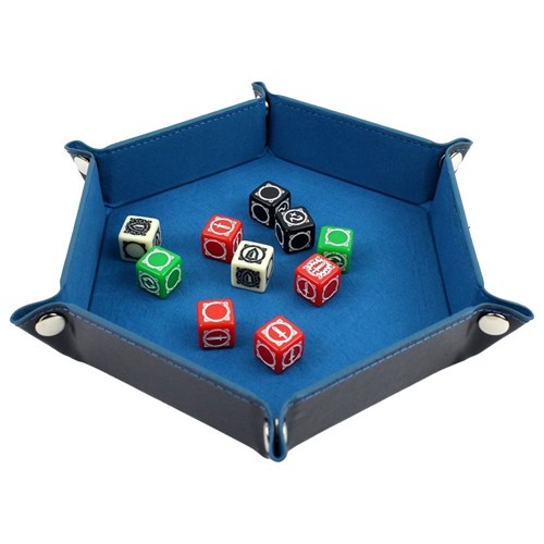 Dice Tray for TORNSCAPE DND Black and Blue - photo 18056