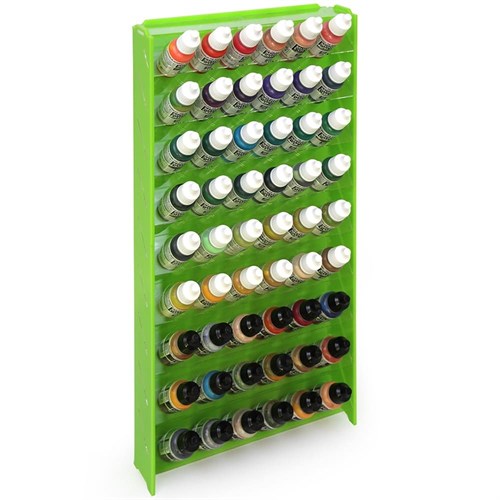 Plastic stand OW green for paints 54 jars Mk-1 (Vallejo) - photo 18082