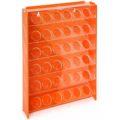Plastic stand OW orange for paints 36 jars Mk-1 (Vallejo) - photo 18093