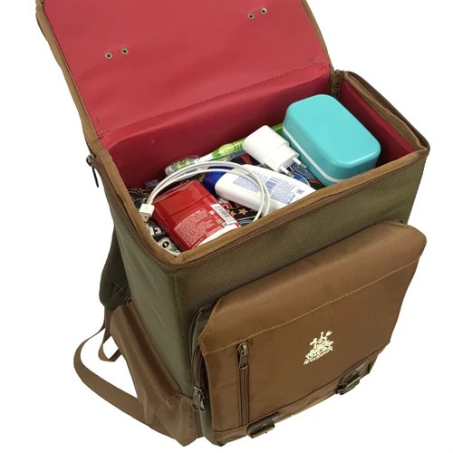 OW Travel Backpack — Green-Brown - photo 18241