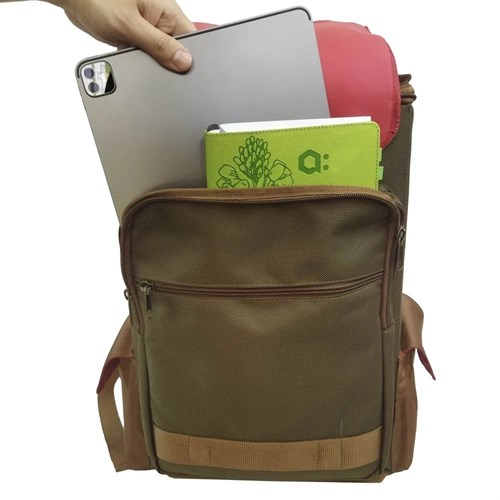 OW Travel Backpack — Green-Brown - photo 18244