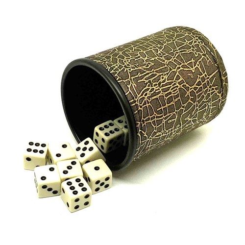 Gold cube cup - photo 18391
