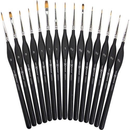 Artistic brushes for modeling and miniatures Pro 15 pieces - photo 19122