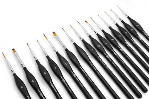 Artistic brushes for modeling and miniatures Pro 15 pieces - photo 19123