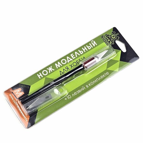 Hobby Knife M + 10 Spare Blades OW - photo 20106