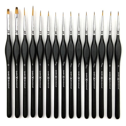 Modelling and Art Brush Set OW "Expert" Synthetic 15 pcs. - photo 20447
