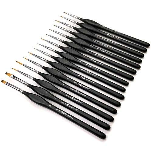 Modelling and Art Brush Set OW "Expert" Synthetic 15 pcs. - photo 20451
