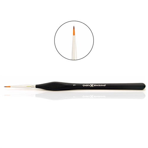 OW Expert Round Synthetic Brush, No. 1, Short Bristles - photo 20455
