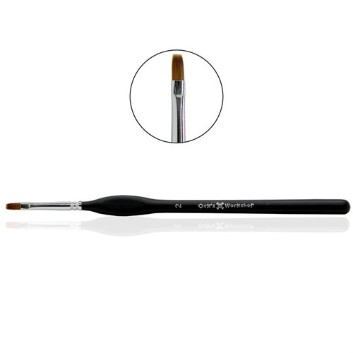 OW Expert Flat Kolinsky Brush, No. 2 - photo 21078
