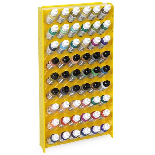 OW Plastic Rack Yellow for Paints 54 Bottles Mk-1 (Vallejo) - photo 21126