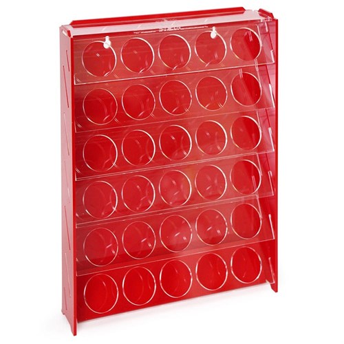 OW Plastic Rack Red for Paints 30 Bottles Mk-1 (Citadel) - photo 21132