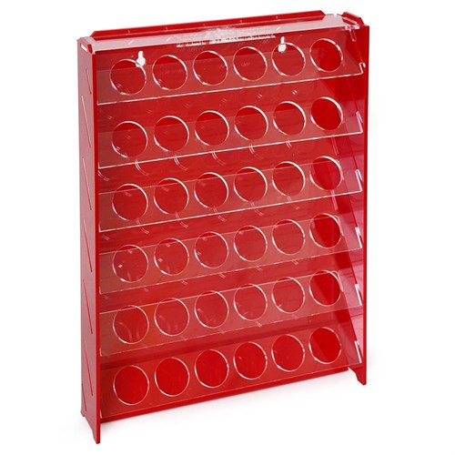 OW Plastic Rack Red for Paints 36 Bottles Mk-1 (Vallejo) - photo 21137