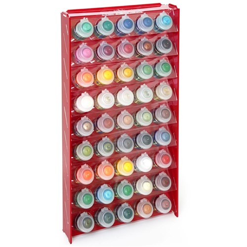 OW Plastic Rack Red for Paints 45 Bottles Mk-1 (Citadel) - photo 21141