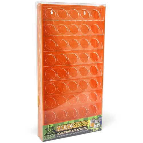 OW Plastic Rack Orange for Paints 45 Bottles Mk-1 (Citadel) - photo 21694