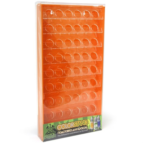 OW Plastic Rack Orange for Paints 54 Bottles Mk-1 (Vallejo) - photo 21729