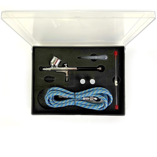 Airbrush OW "Spectrum-1for" + Set (Hose, 3 Nozzle, 3 Needle, Pipette) - photo 21992
