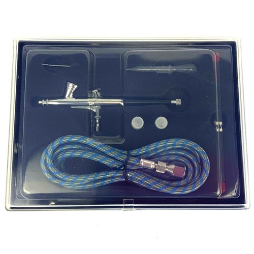 Airbrush for Nail Art and Modelling OW "Spectrum-2for" + Set (Hose, 3 Nozzle, 3 Needle, Pipette) - photo 22024