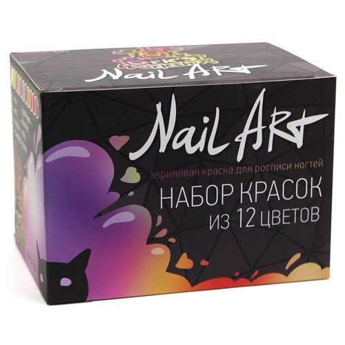 Set Acrylic Paints for Airbrushing on Nails OW Nail Art (12 Colours 30 ml Each.) - photo 22414