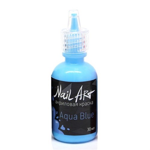 Nail Art Paint OW Aqua Blue 30 ml. Nail Art - photo 22580