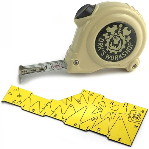 Set Measuring Accessories: Tape Measure + Ruler (Desert) OW - photo 22667