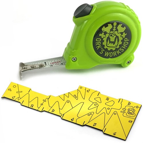 Set Measuring Accessories: Tape Measure + Ruler (Green) OW - photo 22678