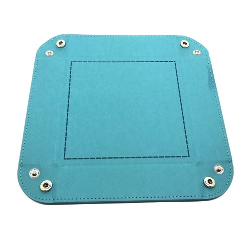 Dice Tray (Dice Tray) Square Turquoise-Blue - photo 22716