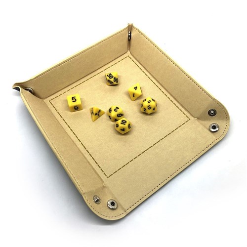 Dice Tray (Dice Tray) Square Dark Beige-Blue - photo 22723