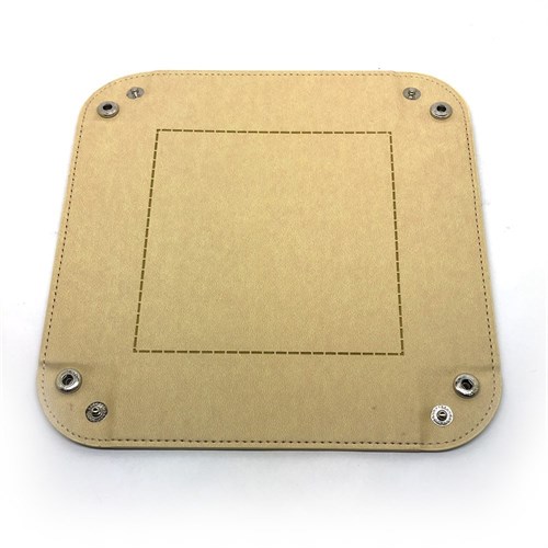 Dice Tray (Dice Tray) Square Dark Beige-Blue - photo 22724