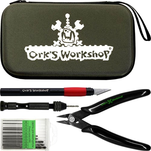 Modelling Tool Set OW (Knife+Drill+Cutters) in Case "Standard Plus" (Green) - photo 22981
