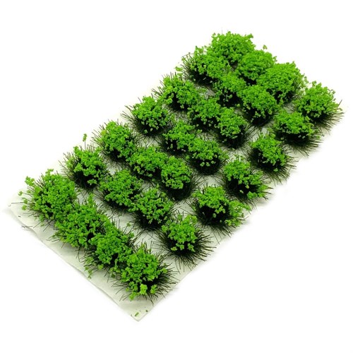 Scenic Grass Green Flowers 28pcs - photo 23579