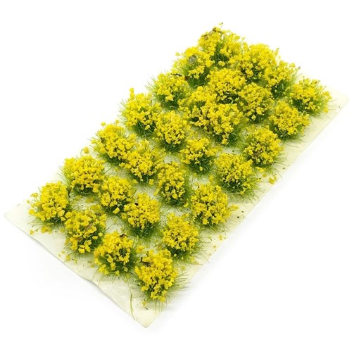 Scenic Flower Tufts Yellow - 28pcs 10 mm - photo 23629