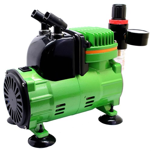 Airbrush Compressor OW «Meteor-3», with Pressure Regulator, Automatic - photo 24026
