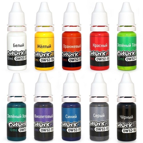 Set Paints for Airbrushing OW Basic 10 Paints 10 ml Each. - photo 24337