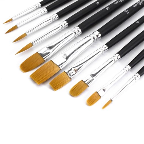 Brush Set for Models and Miniatures 10 pcs - photo 24466