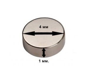 Modelling Magnets 4 × 1 mm (10pcs.) - photo 25089