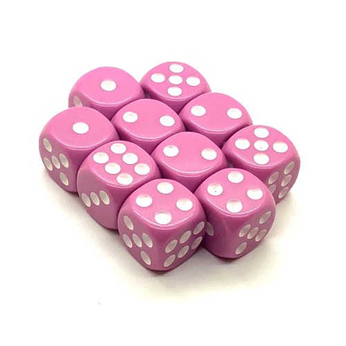 Dice D6 16 mm 10pcs. Lilac - photo 25381