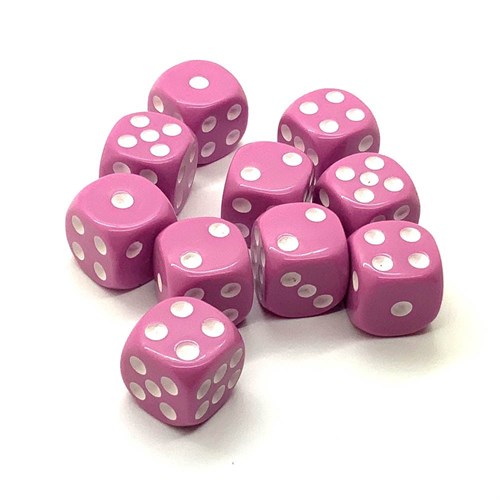 Dice D6 16 mm 10pcs. Lilac - photo 25382