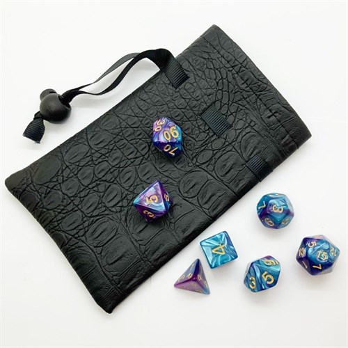 7-Piece RPG Dice Set — Pearlescent Turquoise-Purple - photo 25518