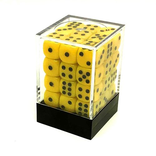 Dice Set 36 pcs. D6 Yellow 12 mm - photo 25575